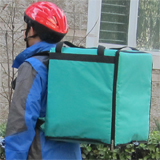 PK-76G: Pizza Delivery Bags, Heat Insulated Driver Backpack, Thermal Food Boxes, 16" L x 15" W x 18" H