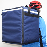 PK-76PB: Heat Insulated Backpack, Thermal Pizza Bag, Side Loading, Zipper, 16" L x 15" W x 18" H