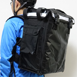PK-33B: Drinking Delivery Backpack, Hot Food Bag,Side Loading,Zipper Closure, 13" L x 9" W x 18" H