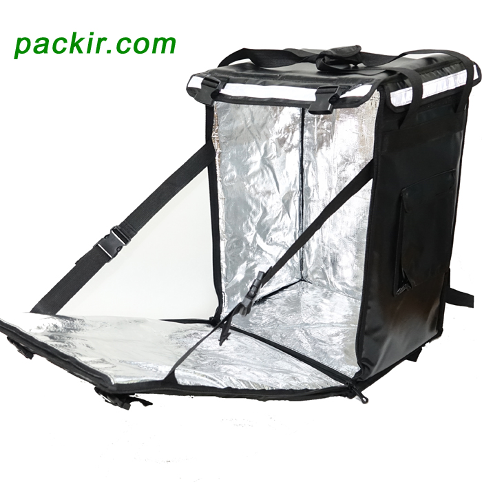 Pk 86a Backpack Food Delivery Bag With Dividers W3 Partitions For Hotcold 16 L X 13 W X