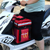 PK-35V: Thermal Takeout Delivery Bags for Motorcycle Pedal, Food Handbags for Car, 15