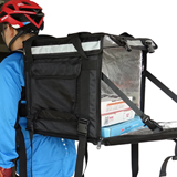 PK-64A: Scooter Delivery Bag, Food Delivery Backpack, Zipper + Velcro Closure, 16