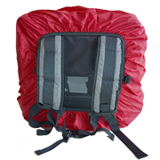 Raincoat for Any Backpack Delivery Bags, One Size Fits All Backpacks - Red Color