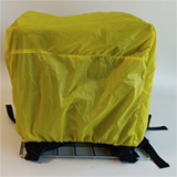 Raincoat for Scooter Delivery Bags, One Size Fits All Bags - Yellow Color