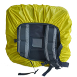 Rainproof Cloth and Waterproof Cover for Any Pizza Delivery Backpacks - Yellow Color