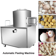 Automatic Electric Potato Peeler, Apple Peeling Machine, Kitchen Peeling Tool, Commercial Full-Automatic Stainless Steel Paring Artifact For Onion Ginger etc