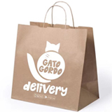 Cheap Paper Bag for Food Takeout with Ranged Size Customized and Your Own Logo Printed