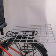 PK-RACK2: Flat metal rack for food delivery box to fix scooter with big backseat, Size: 50*50cm